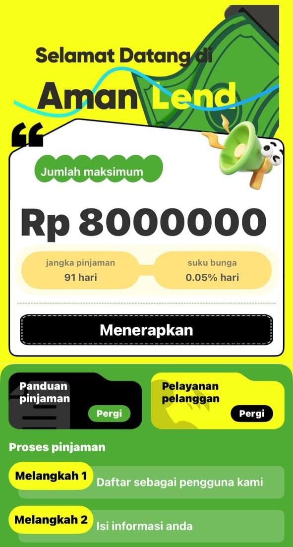 Aman Lend - Pinjaman Online Terpercaya